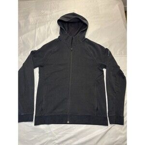 Lululemon City Sweat Black Thermo Full Zip Hoodie Performance Mens M M3CBZS